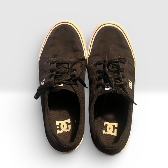 DC Men's Black and White Sneakers Size 7 - Picture 6 of 8